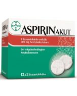 Aspirin Akut Migräne Brausetabletten, 12 Stück
