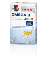 OMEGA                         -3 TABS JUNIOR                 DOPPELHERZ SYSTEM, 60 Stück