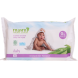 Masmi Organic Care - Bio Feuchttücher Baby, 60 Stück