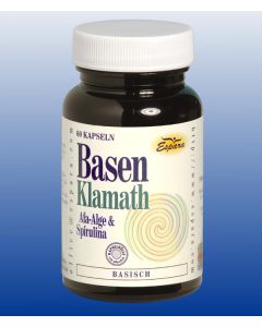 BASEN                         KAPSELN                     -KLAMATH MINERALSTOFFE    AFA +SPIRULINA, 60 Stück