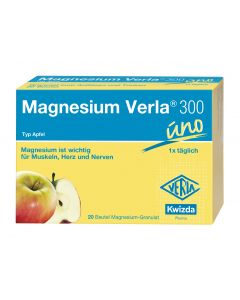 MAGNESIUM                     VERLA/300                   UNO GRANULAT              APFEL -KWIZDA         BTL, 20 Stück