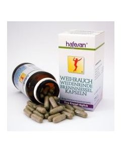 Hafesan Weihrauch Brennessel Weidenrinde, 60 Kapseln