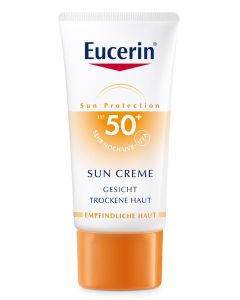 Eucerin SUN CREME LSF 50+ für normale bis trockene Haut, 50ml
