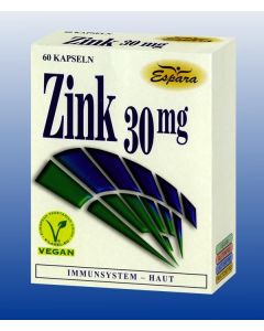 Espara Zink 30mg Kapseln, 60 Stück