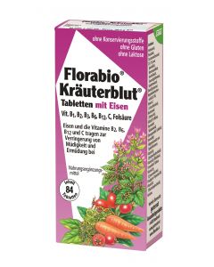 Florabio Kräuterblut-Tabletten, 84 Stück