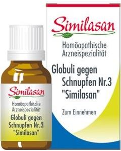 Globuli Similasan gegen Schnupfen Nr. 3, 15g