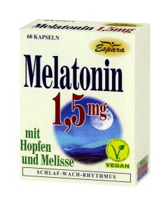 Espara Melatonin 1,5mg Kapseln, 60 Stück