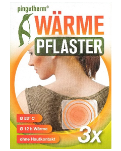 KALT/WARM THERAPIE            WAERMEPFLASTER              12H PINGUTHERM, 3 Stück