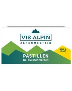 VIS ALPIN Alpensalzpastillen Honig, 24 Stück