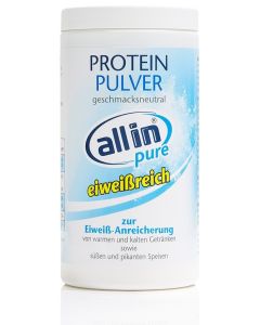 allin® pure PROTEIN Pulver geschmacksneutral, 150g