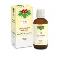 Doskar Tropfen Nr. 11 - Migränetropfen für Frauen, 50ml