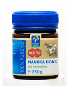 MANUKA HONIG                  MANUKA HEALTH               MGO                       550+, 250g