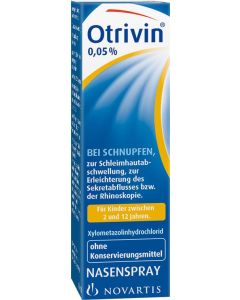 Otrivin Nasenspray 0,05% ohne Konservierungsmittel, 10ml