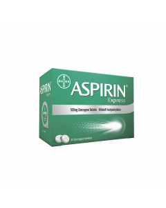 Aspirin® Express 500 mg überzogene Tablette, 40 Stück