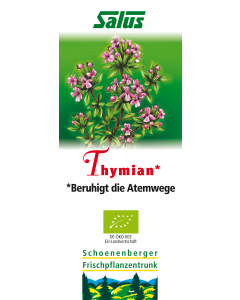 Schoenenberger Bio-Pflanzentrunk Thymian, 200ml