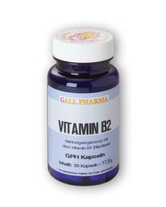 GPH Vitamin B2 Kapseln, 30 Stück