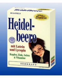 Espara Heidelbeere Kapseln, 60 Stück