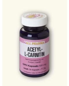 Acetyl-L-Carnitin Kapseln 500mg, 100 Stkück