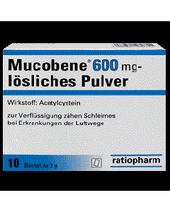 Mucobene lösliches Pulver 600mg, 30 Stück