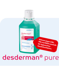 Desderman Pure Händedesinfektion, 500ml