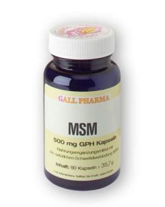 GPH MSM 500mg Kapseln, 360 Stück