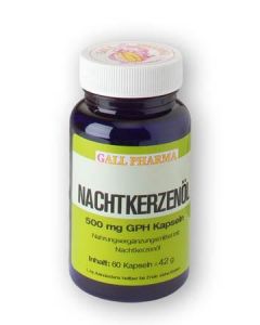 GPH Nachtkerzenöl 500mg Kapseln, 60 Stück