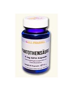GPH Pantothensäure 6mg Kapseln, 60 Stück