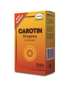 Twardy Carotin-Dragees kombiniert, 60 Stück