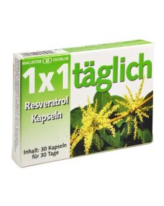 Doskar Resveratrol 1x1 täglich 30 Kapseln, 30 Stück