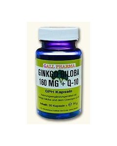 GPH Ginkgo Biloba 160mg + Q10 Kapseln, 60 Stück