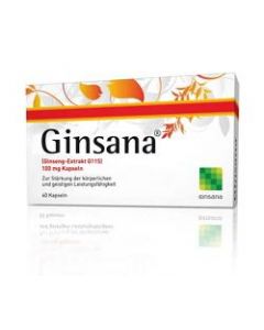 Ginsana Ginseng Kapseln 100mg, 60 Stück