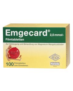 Emgecard 2,5mmol Filmtabletten, 100 Stück