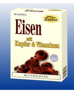 Espara Eisen Kapseln, 60 Stück