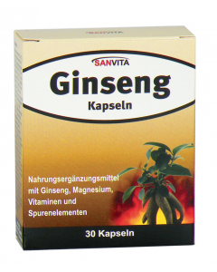Sanvita Ginseng 30 Kapseln, 30 Stück