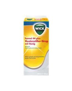 Wick Formel 44 Hustenstiller Sirup mit Honig, 120 ml