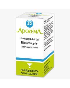 Apozema Dreiklang Globuli Nr. 52 Allium cepa D2/D4/D6 - bei Fließschnupfen, 15g