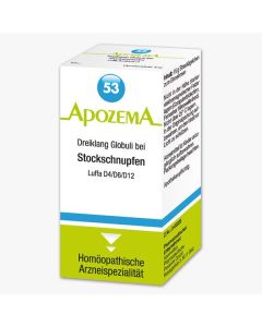 Apozema Dreiklang Globuli Nr. 53 Luffa D4/D6/D12 - bei Stockschnupfen, 15g