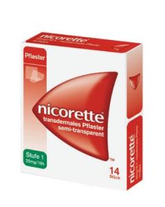 Nicorette transdermales Pflaster 10mg / 16h, 14 Stück