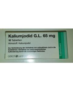 Kaliumjodid G.L. Tabletten 65 mg, 10 Stück