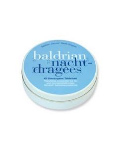 Baldrian Sanova Nacht Dragees, 40 Stück