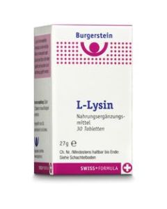 Burgerstein L-Lysin 500mg 30 Tabletten