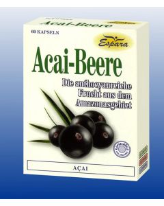 Espara Acai Beere 60 Kapseln, 60 Stück
