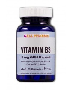 GPH Vitamin B3 15mg Kapseln, 360 Stück