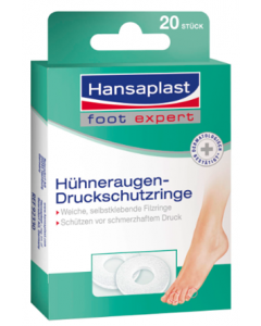 Hühneraugen Druckschutzringe, 20 Stück