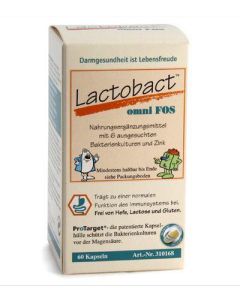LACTOBACT                     KAPSELN/HLH                 OMNI FOS, 60 Stück