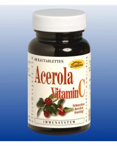 Acerola Vitamin C Kautabletten Espara, 60 Stück