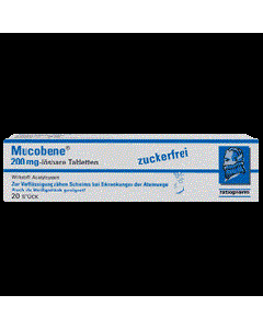 Mucobene lösbare Tabletten 200mg, 20 Stück