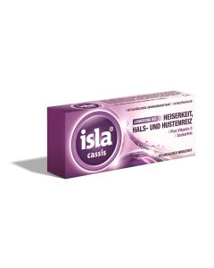 Isla Moos Zuckerfrei Cassis plus Vitamin C Pastillen, 60 Stück