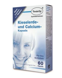 Twardy Kieselerde + Calcium Kapseln, 60 Stück