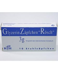Glyzerin Suppositorium Rösch 2g, 100 Stück